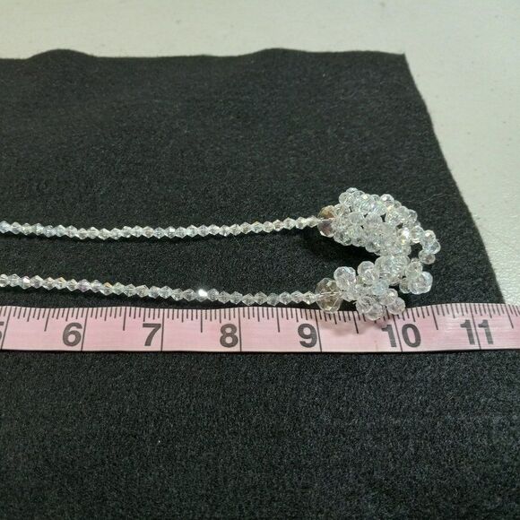 Aurora Borealis Necklace with 8 rings - Picture 7 of 9